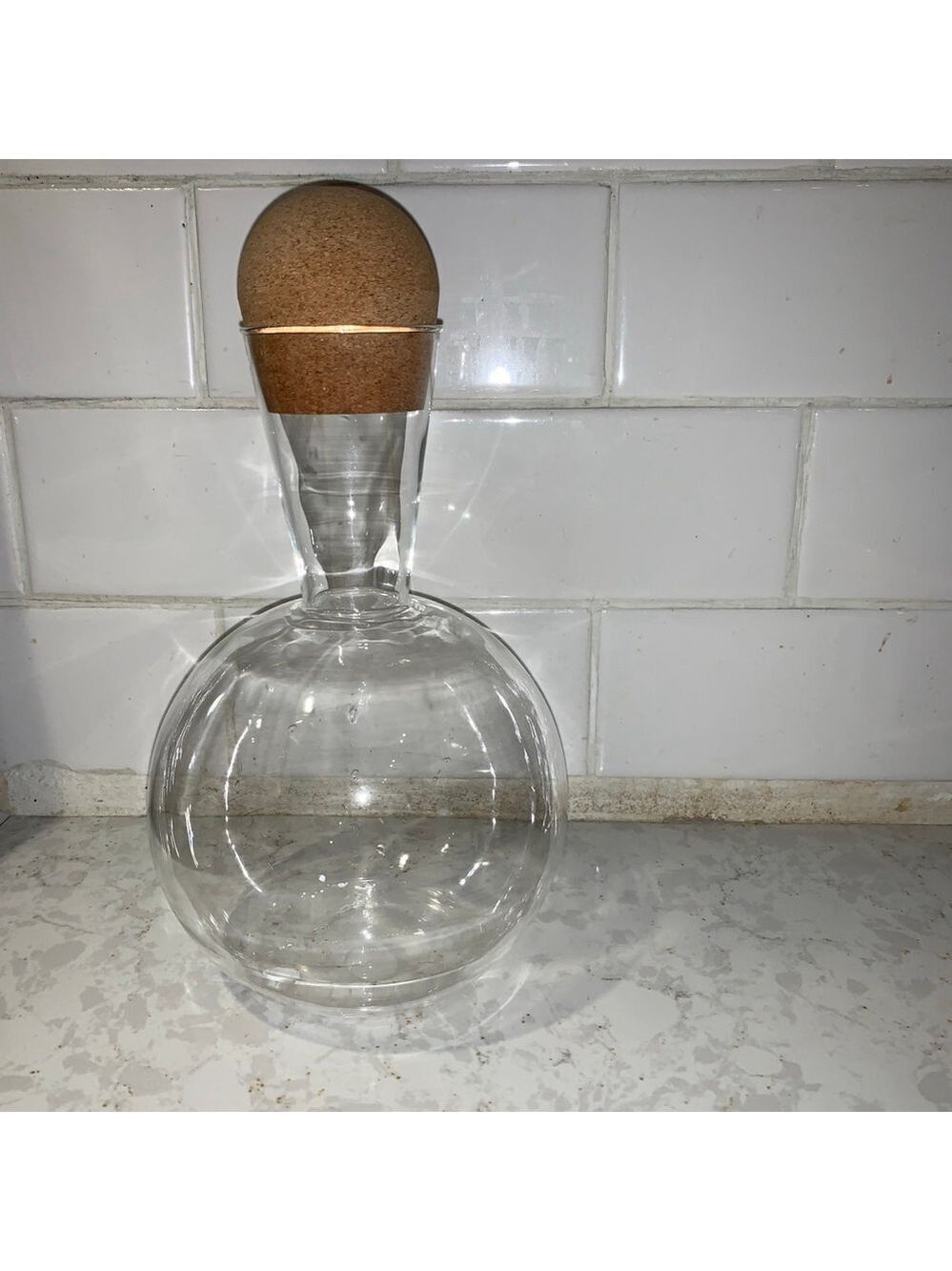 Bodum Clear Glass carafe with Cork Stopper One Size